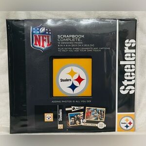 NFL Pittsburgh Steelers Scrapbook Complete~12 Designs, Embellishments & Captions